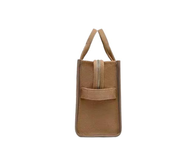 Marc Jacobs Marc Jacobs The Jacquard Medium Tote Bag In Woven Jacquard Camel - view 2