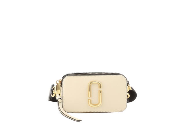 Marc Jacobs Marc Jacobs The Snap Shot Camera Bag Shoulder Leather White Black - view 1