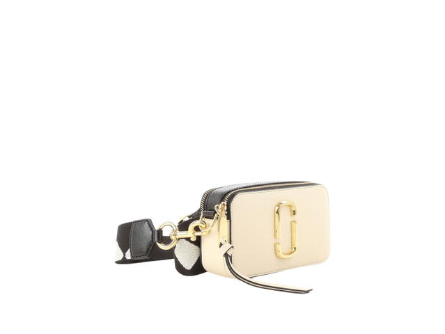 Marc Jacobs Marc Jacobs The Snap Shot Camera Bag Shoulder Leather White Black - view 2