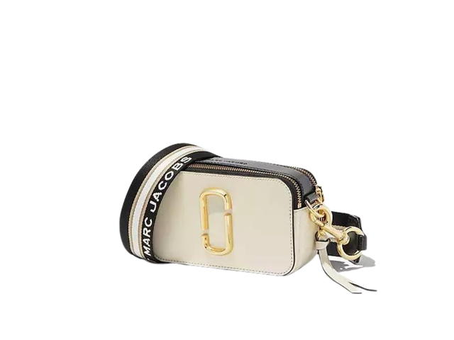 Marc Jacobs Marc Jacobs The Snapshot In Saffiano Leather New Cloud White-Multi - view 2