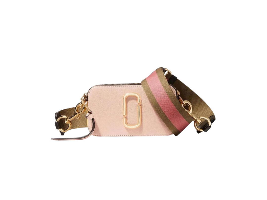 Marc Jacobs Marc Jacobs The Snapshot In Saffiano Leather With Gold-Tone Signature J Marc Hardware Rose Multi