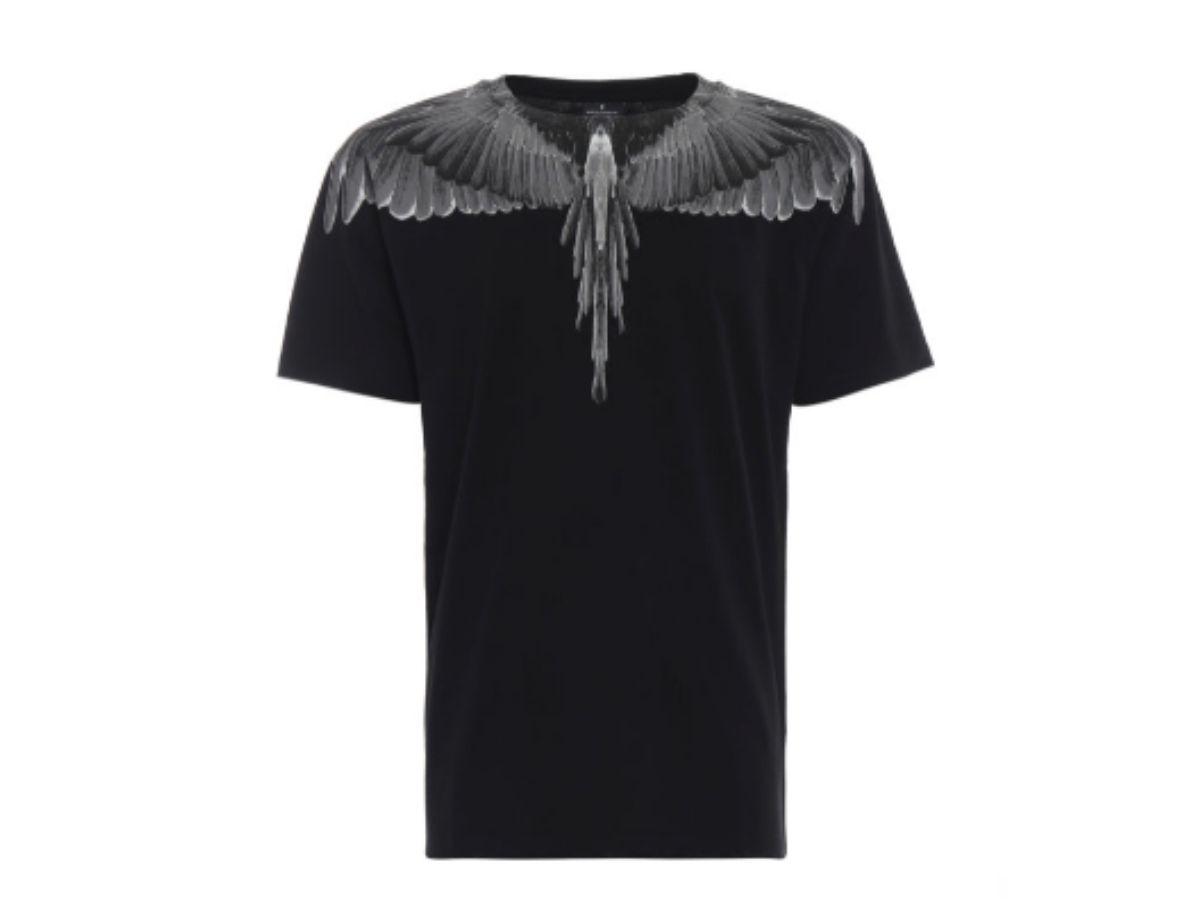 Buy Marcelo Burlon Wings t shirt black black at Sasom – Authentic and Ready to Ship