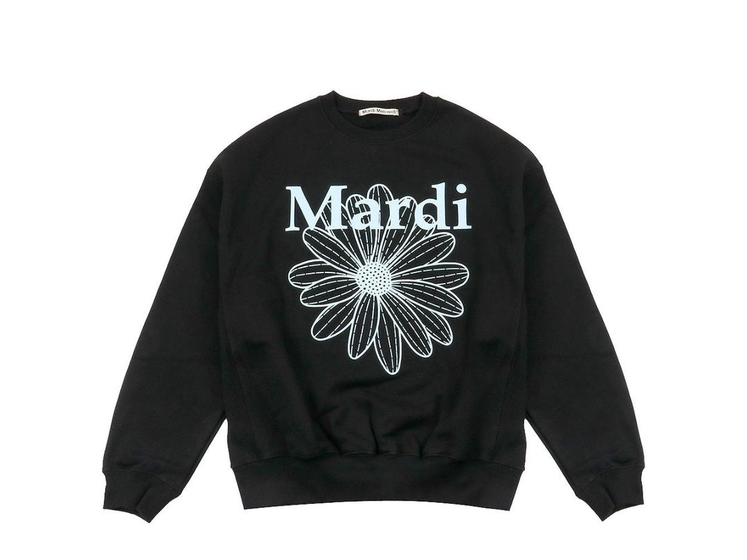 Mardi Mercredi Mardi Mecredi Sweatshirt Flowermardi Black Sky