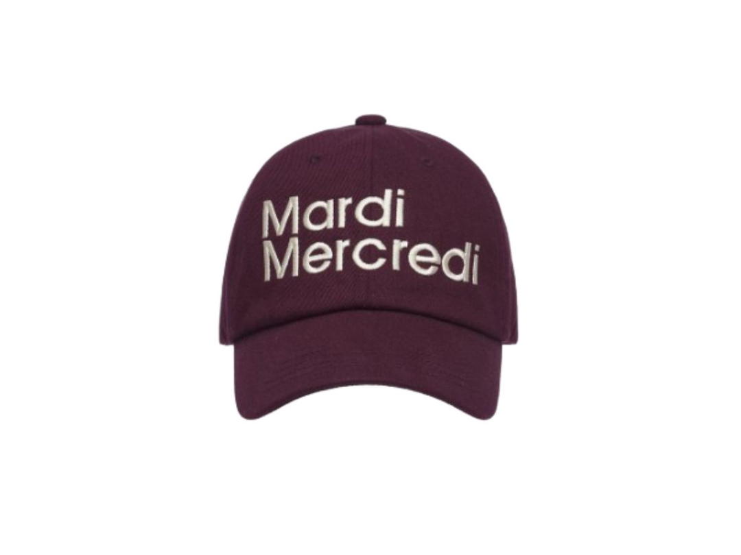 Mardi Mercredi Mardi Mercredi Cap Mardi Nouveau Burgundy White