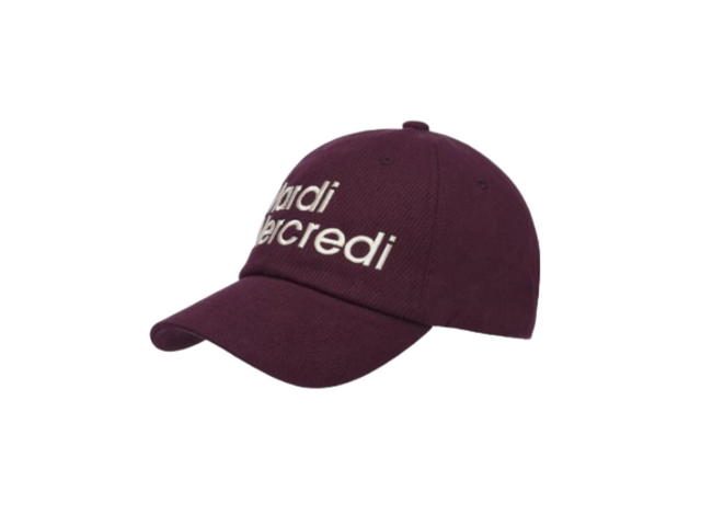 Mardi Mercredi Mardi Mercredi Cap Mardi Nouveau Burgundy White - view 2