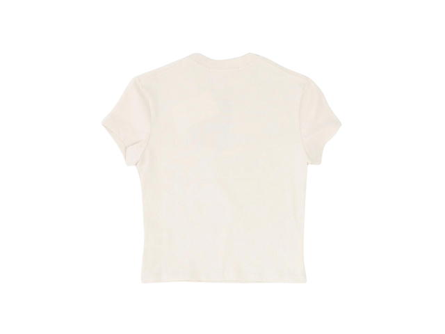 Mardi Mercredi Mardi Mercredi Flower Cropped Tee Lightbeige Green - view 2