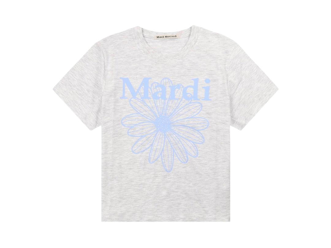 Mardi Mercredi Mardi Mercredi Flowermardi Heather Sky (Slim T-Shirt)