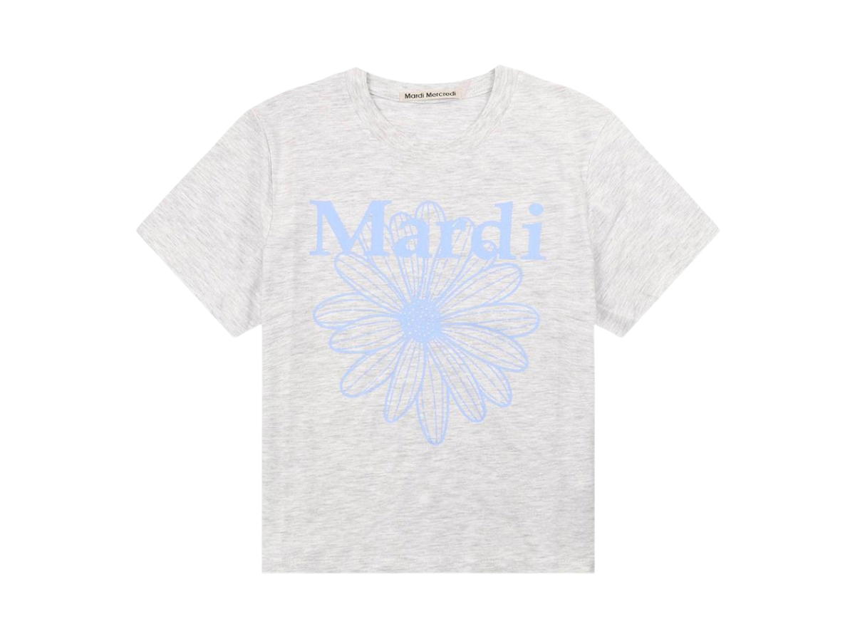 Mardi Mercredi Mardi Mercredi Flowermardi Heather Sky (Slim T-Shirt)