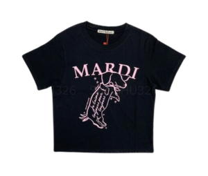 Buy Mardi Mercredi Swing The Tail DDANJI Black Pink (Slim T-Shirt) at Sasom – Authentic and Ready to Ship