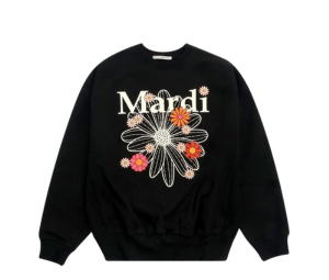 Buy Mardi Mercredi Sweatshirt Flowermardi Blossom Black Cream at Sasom – Authentic and Ready to Ship