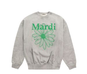 Buy Mardi Mercredi Sweatshirt Flowermardi Grey Green at Sasom – Authentic and Ready to Ship