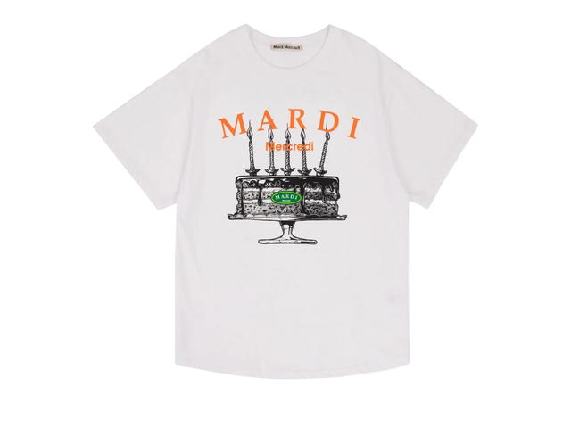 Mardi Mercredi Mardi Mercredi T-shirt Birthday Cake Ivory - view 1