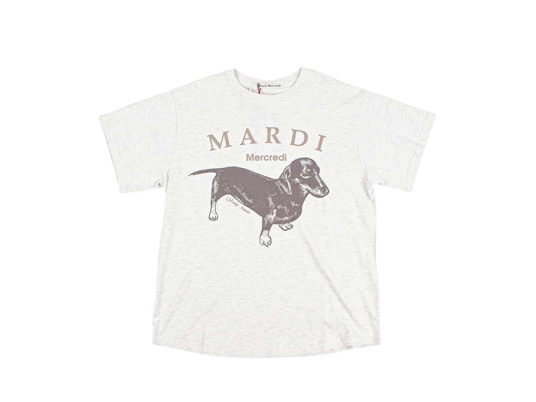 Mardi Mercredi Mardi Mercredi T-Shirt Ddanji Oatmeal Taupe