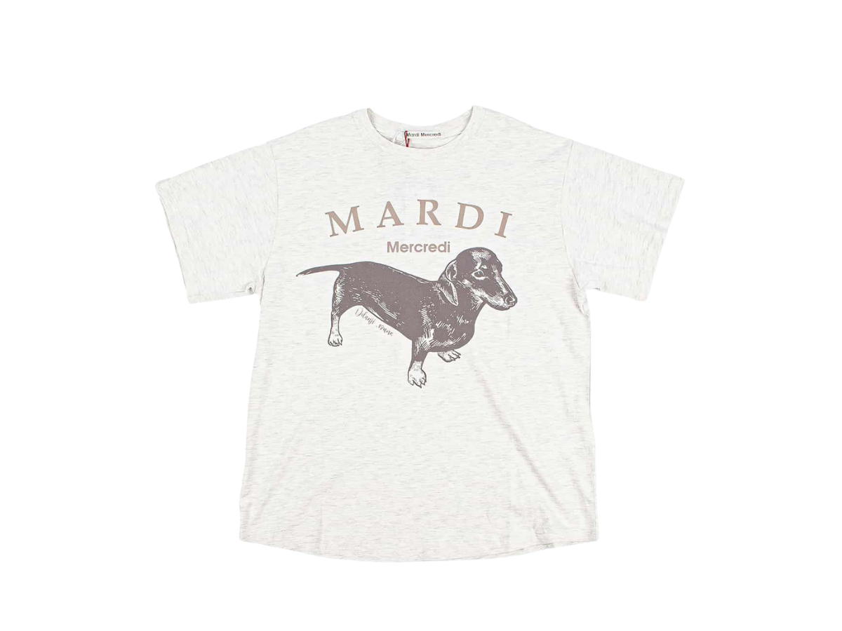 Mardi Mercredi Mardi Mercredi T-Shirt Ddanji Oatmeal Taupe