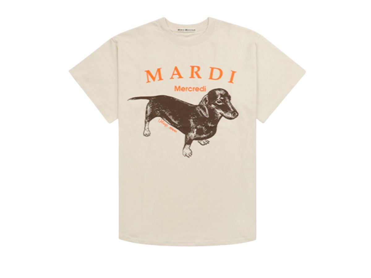 Mardi Mercredi Mardi Mercredi Tshirt Ddanji Light Beige