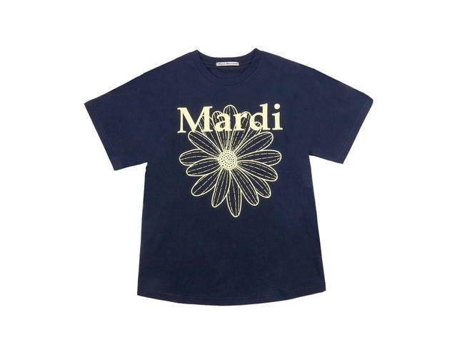 Mardi Mercredi Mardi Mercredi Tshirt Flowermardi Navy Lemon - view 1