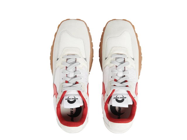 Marine Serre Marine Serre Moonwalk Sneaker Red White - view 2