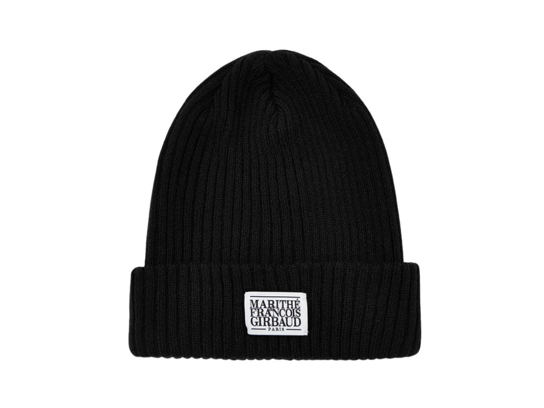 Marithe Francois Girbaud Marithe Francois Girbaud Classic Logo Beanie Black