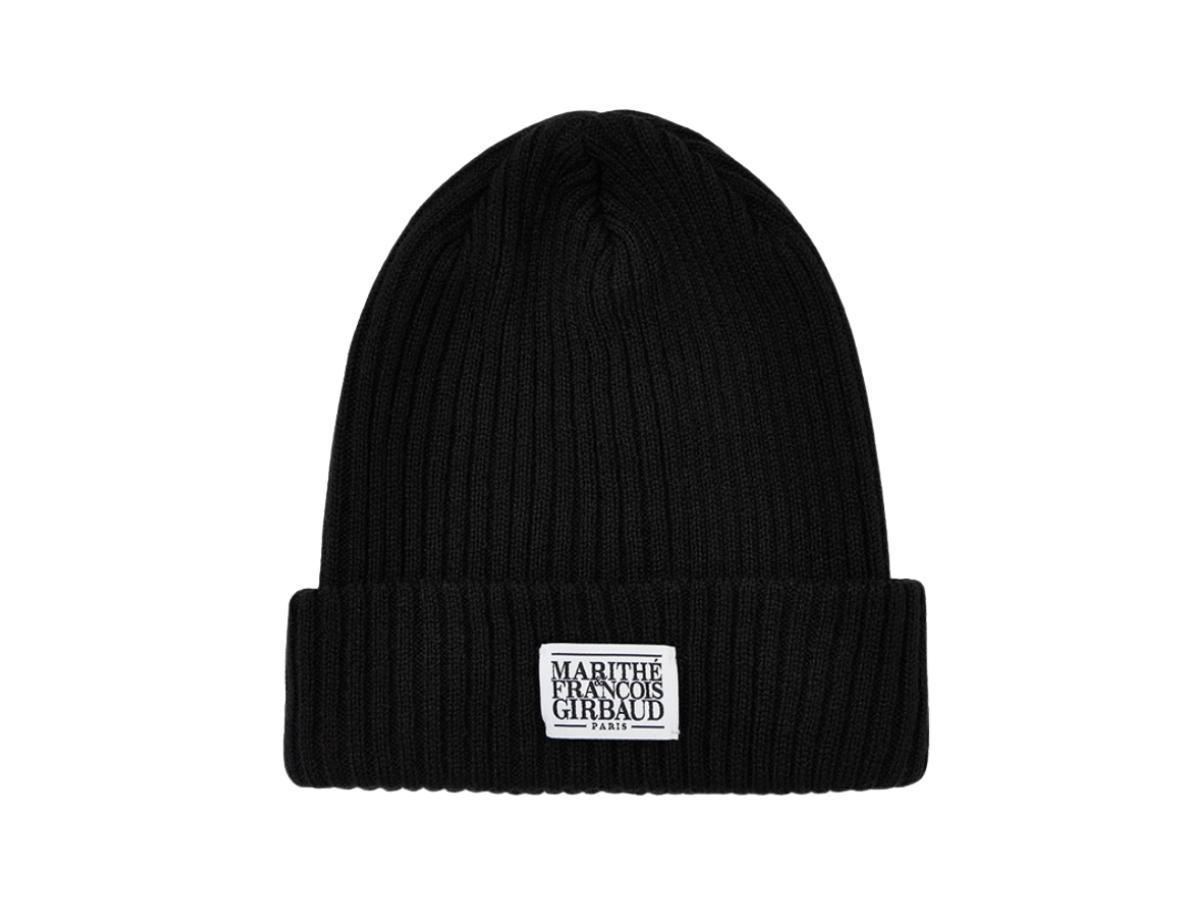 Marithe Francois Girbaud Marithe Francois Girbaud Classic Logo Beanie Black