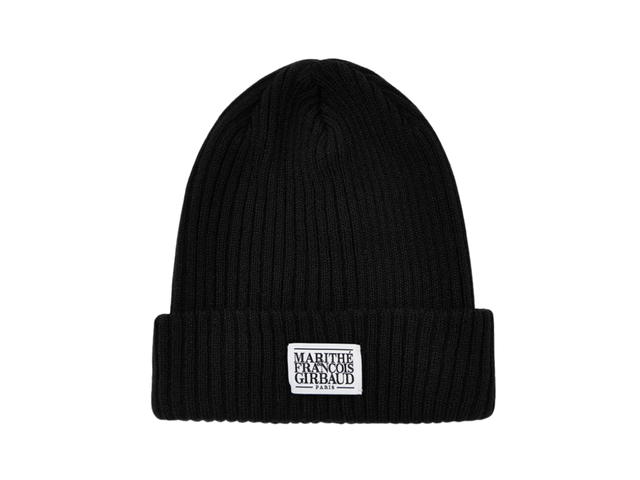 Marithe Francois Girbaud Marithe Francois Girbaud Classic Logo Beanie Black - view 1
