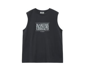 Buy Marithe Francois Girbaud Classic Logo Sleeveless Charcoal at Sasom – Authentic and Ready to Ship