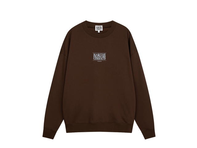 Marithe Francois Girbaud Marithe Francois Girbaud Classic Logo Sweatshirt Brown - view 1