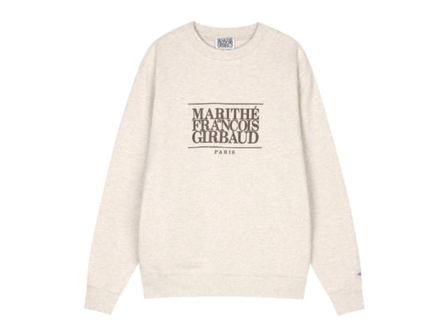 Marithe Francois Girbaud Marithe Francois Girbaud Classic Logo Sweatshirt Oatmeal - view 1