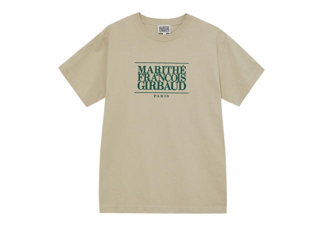 Marithe Francois Girbaud Marithe Francois Girbaud Classic Logo T-Shirt Khaki Beige - view 1