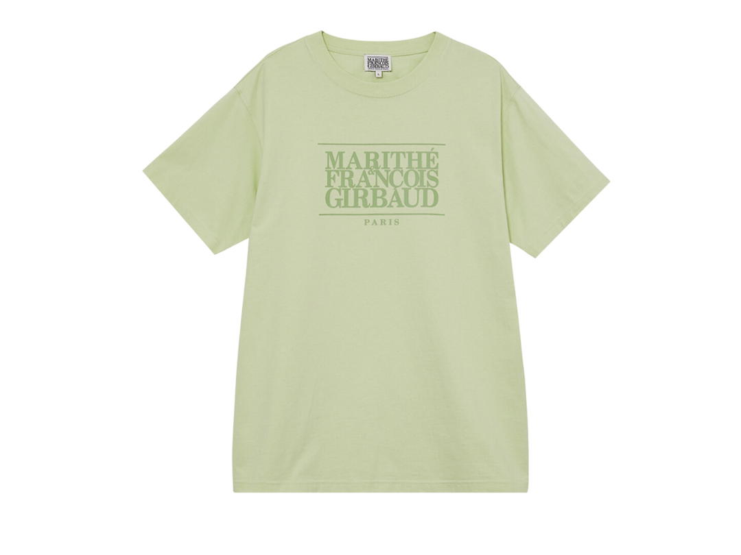 Marithe Francois Girbaud Marithe Francois Girbaud Classic Logo T-Shirt Light Green