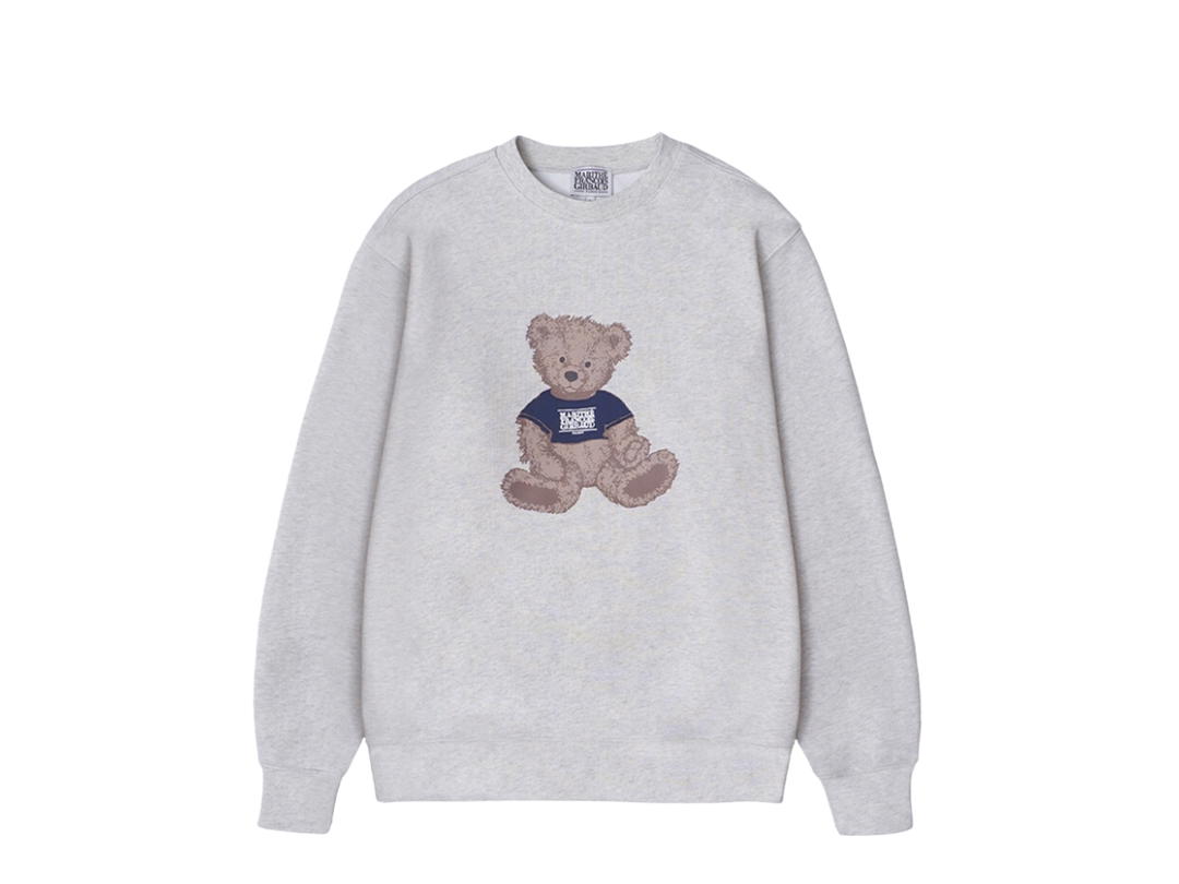Marithe Francois Girbaud Marithe Francois Girbaud Doodle Bear Sweatshirt Oatmeal