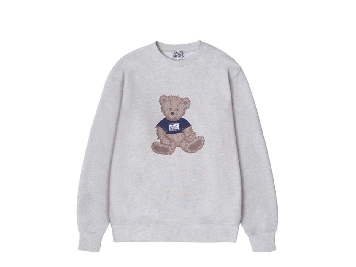 Marithe Francois Girbaud Marithe Francois Girbaud Doodle Bear Sweatshirt Oatmeal