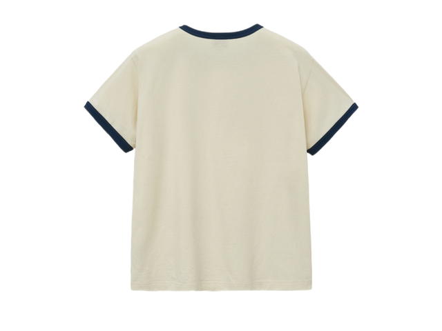 Marithe Francois Girbaud Marithe Francois Girbaud M Vintage Baseball Ringer Tee Ivory - view 2