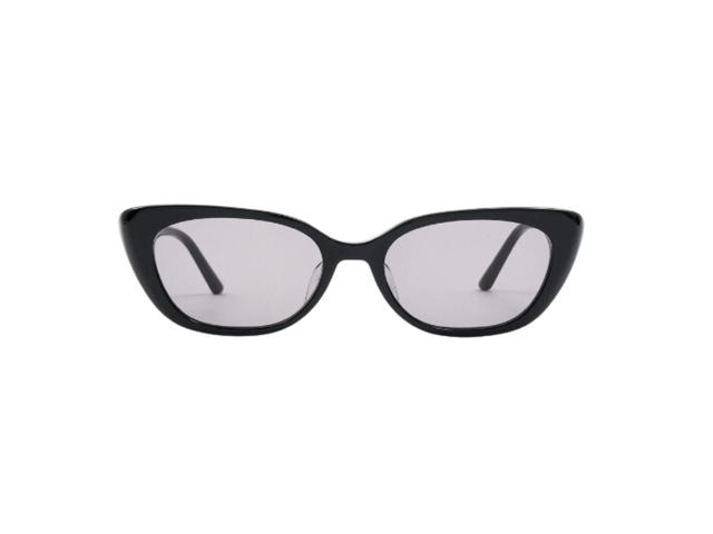 Marithe Francois Girbaud Marithe Francois Girbaud Regular Logo Trapezoid Frame Sunglasses Black - view 1