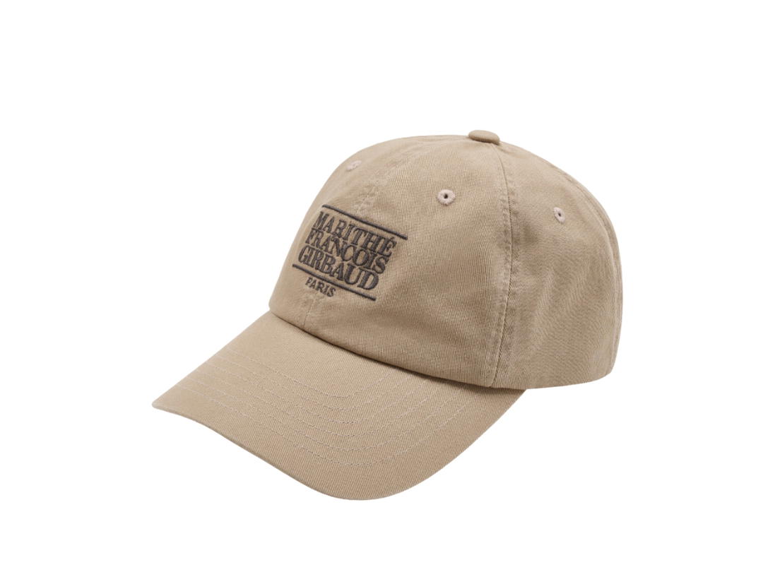 Marithe Francois Girbaud Marithe Francois Girbaud Small Classic Logo Cap Dark Beige (SS24)