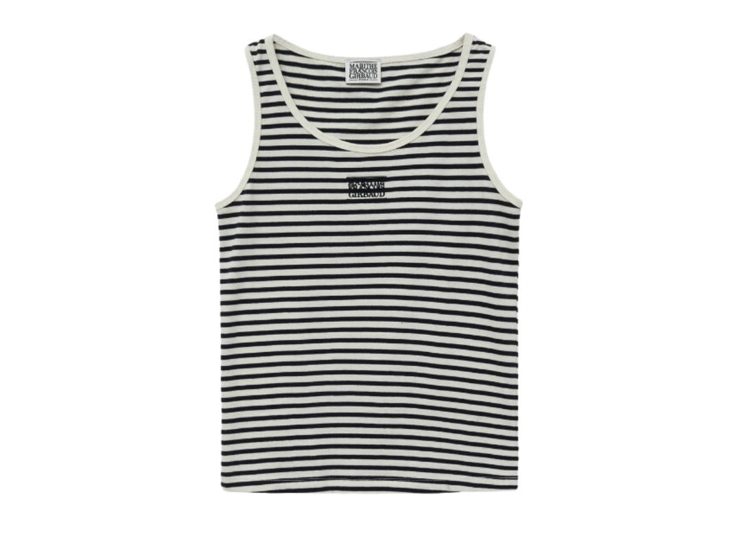 Marithe Francois Girbaud Marithe Francois Girbaud W Classic Logo Sleeveless Ivory