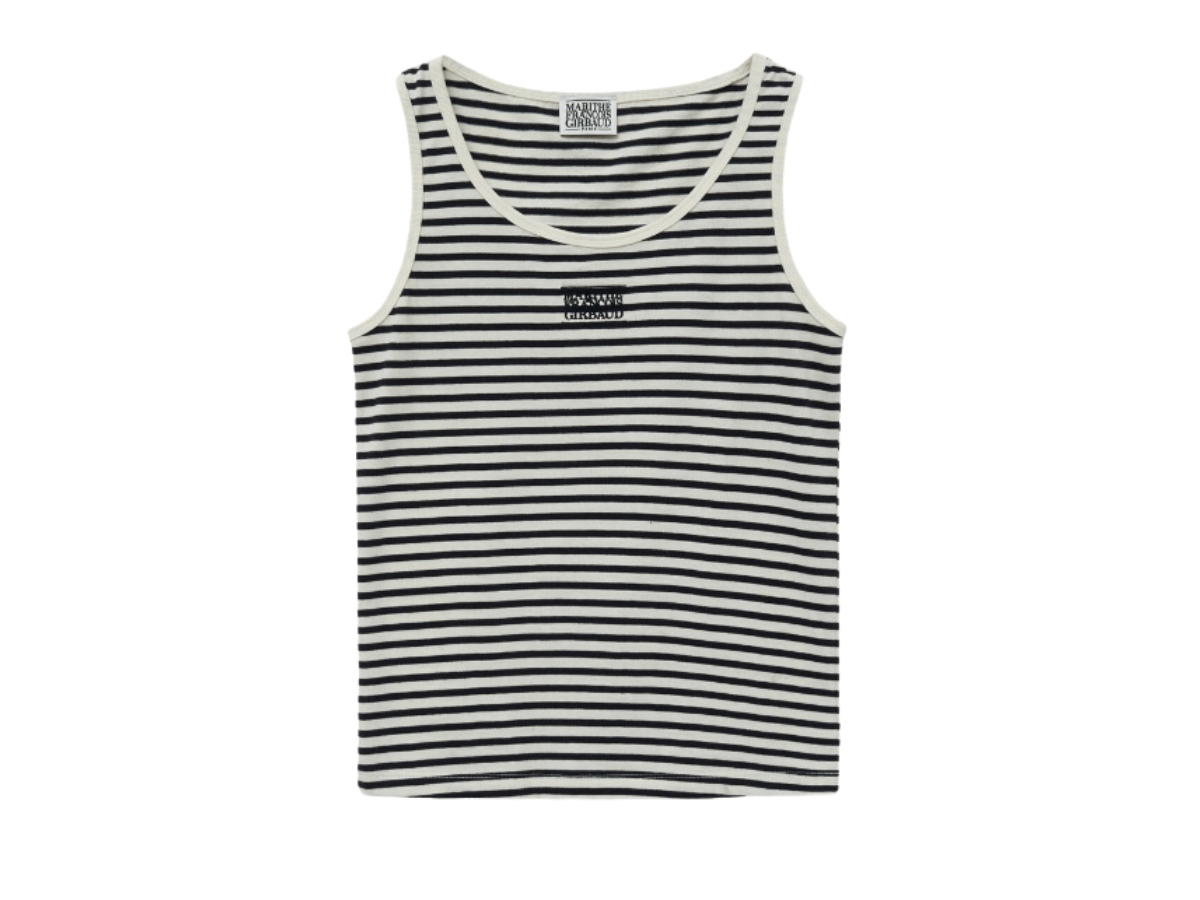 Marithe Francois Girbaud Marithe Francois Girbaud W Classic Logo Sleeveless Ivory