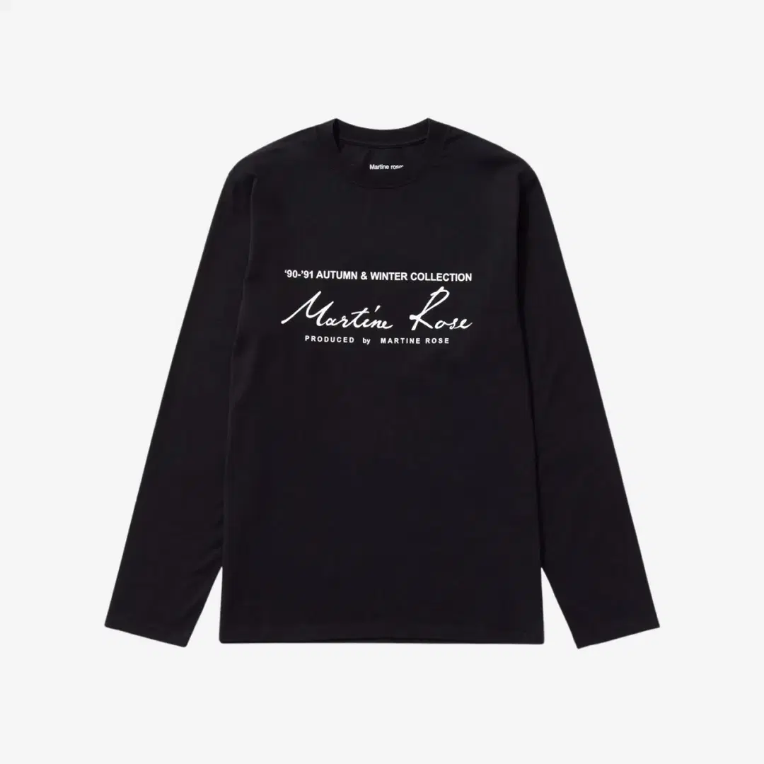 Martine Rose Martine Rose Classic Long Sleeve T-Shirt Black