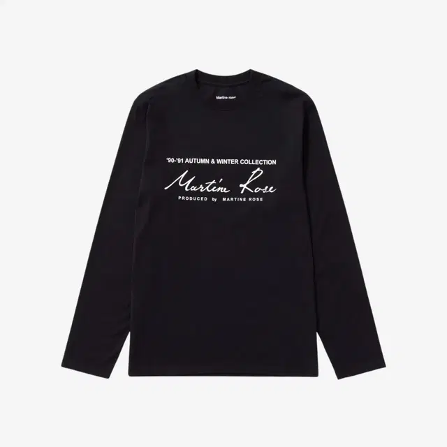 Martine Rose Martine Rose Classic Long Sleeve T-Shirt Black - view 2