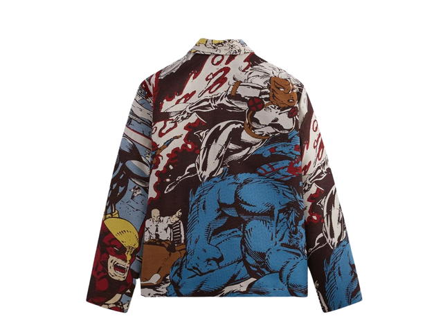 Kith Marvel Kith For X-Men Tapestry Coaches Jacket Black - view 2