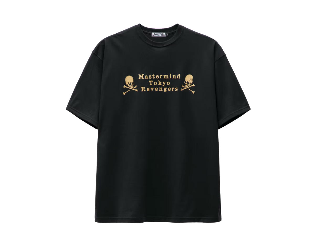 Mastermind Mastermind Japan X Tokyo Revengers First Generation Logo T-Shirt Black-Gold