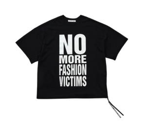 Buy Mastermind World x Katharine Hamnett Slogan Big Tee Black at Sasom – Authentic and Ready to Ship