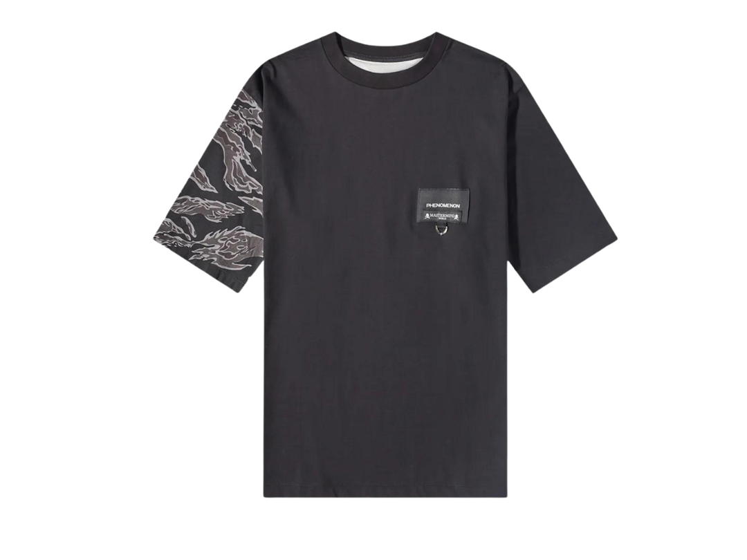Mastermind Mastermind World x Phenomenon Tiger Camo Skull T-Shirt Black