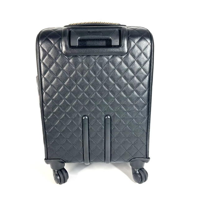 Chanel Matelasse Quilted CC Logo CC Mark Suitcase 4-wheel travel bag Chain travel bagCarry Bag - view 3