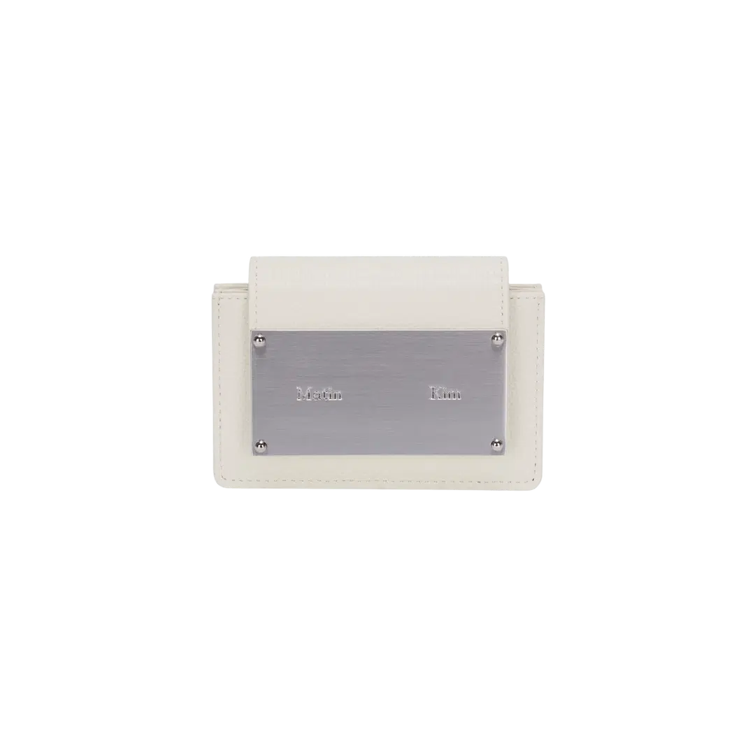 Matin Kim Matin Kim Accordion Wallet White