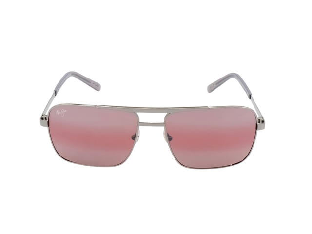 Maui Jim Maui Jim Compass In Silver Frame With Rose Gunmetal Lenses - view 1