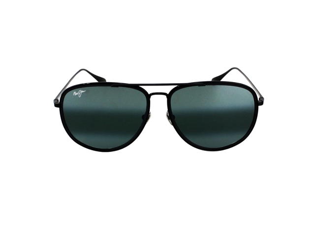 Maui Jim Maui Jim Fair Winds In Black Gloss Frame With Black Matte Rim Lenses - view 1