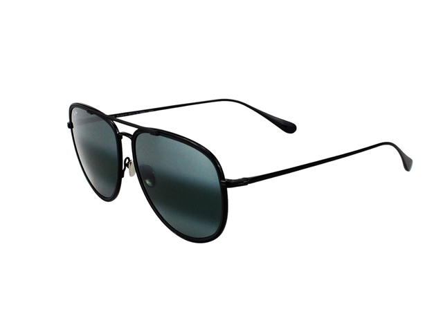 Maui Jim Maui Jim Fair Winds In Black Gloss Frame With Black Matte Rim Lenses - view 3