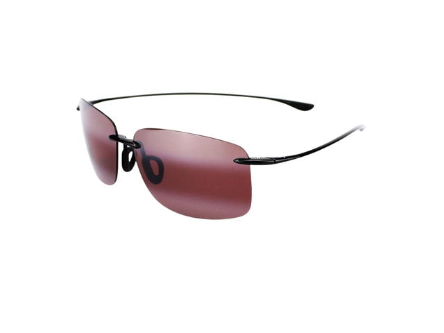 Maui Jim Maui Jim Hema In Black Gloss Frame With Maui Rose Lenses - view 3