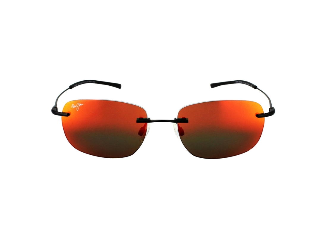 Maui Jim Maui Jim Nanea In Matte Black Frame With Hawaii Lava Lenses
