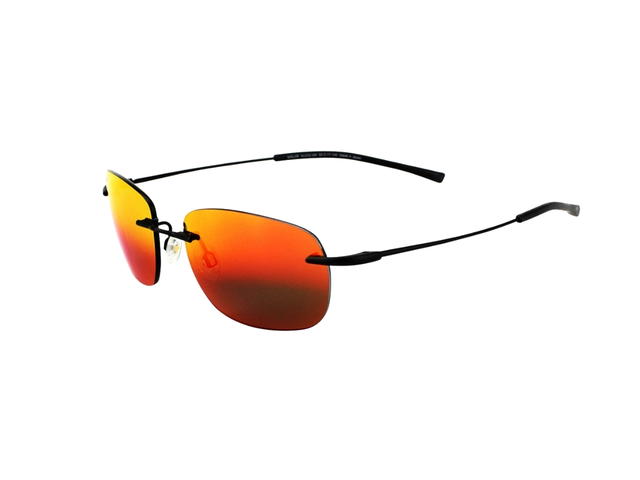 Maui Jim Maui Jim Nanea In Matte Black Frame With Hawaii Lava Lenses - view 3